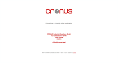 Desktop Screenshot of cronus-is.at